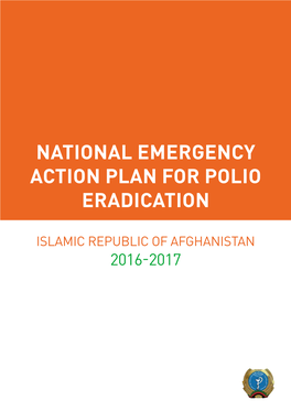 National Emergency Action Plan for Polio Eradication 2016 – 2017