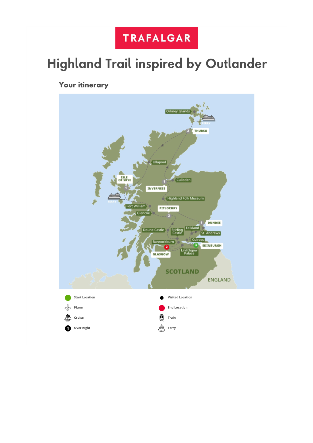 Highland Trail Inspired by Outlander