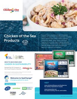 Chicken of the Sea Foodservice Products