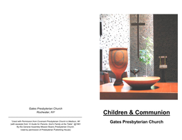 Children and Communion Booklet