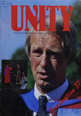 Unity: University of Wollongong Quarterly Winter 1981