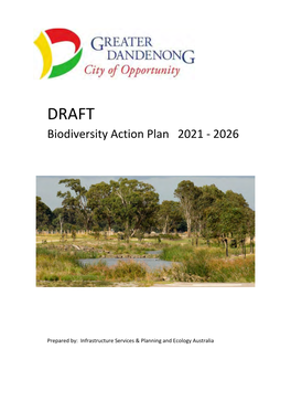 DRAFT Biodiversity Action Plan 2021 - 2026