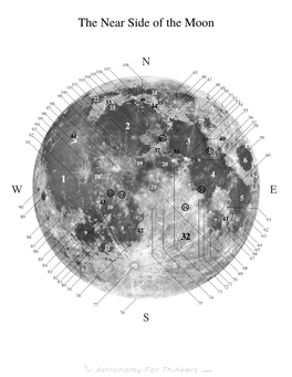A Map of the Visible Side of the Moon