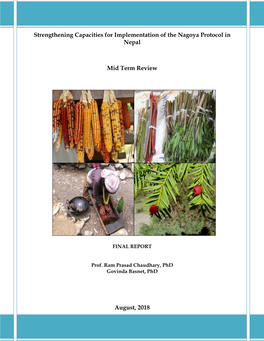 Capacities for Implementation-Of the Nagoya Protocol in Nepal