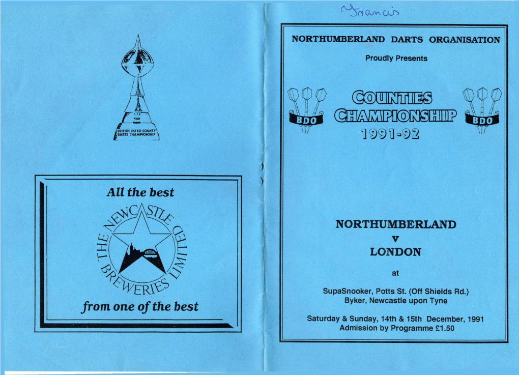 NORTHUMBERLAND V LONDON