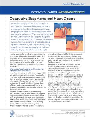 Obstructive Sleep Apnea and Heart Diseasenormal AIRWAY
