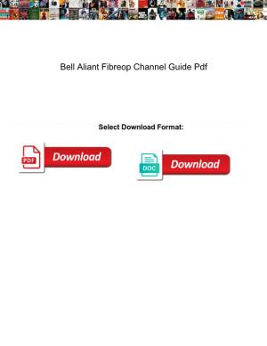 Bell Aliant Fibreop Channel Guide Pdf