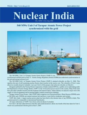 Nuclear India VOL