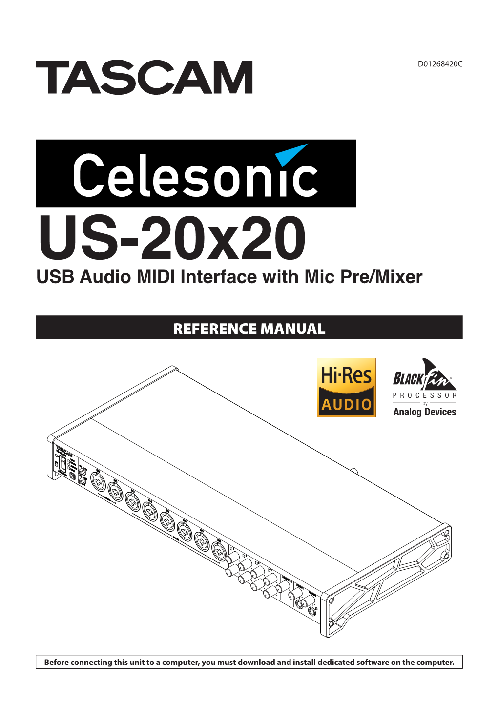 US-20X20 Reference Manual