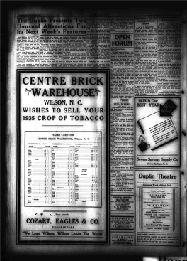 1935 Crop of Tobacco