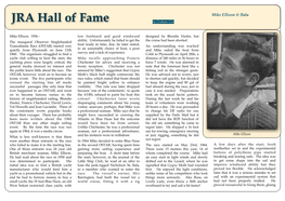 JRA Hall of Fame by Graham Cox