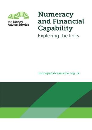 Numeracy and Financial Capability Exploring the Links