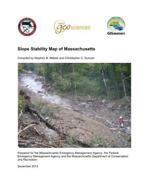 Slope Stability Map of Massachusetts