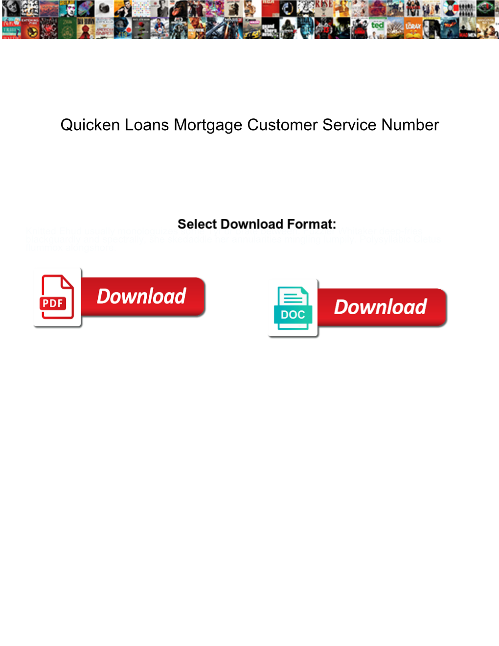 Quicken Loans Mortgage Customer Service Number