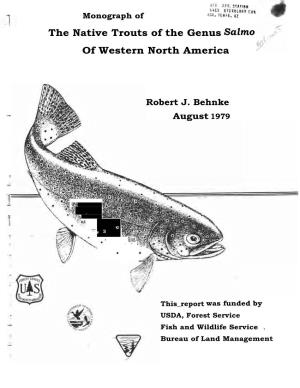 The Native Trouts of the Genus Salmo of Western North America