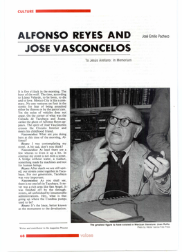Alfonso Reyes and Jose Vasconcelos