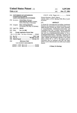 United States Patent (19) 11 4,297,500 Finke Et Al