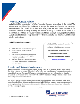 Who Is AXA Equitable Final