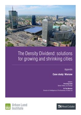 The Density Dividend: Solutions for Growing and Shrinking Cities