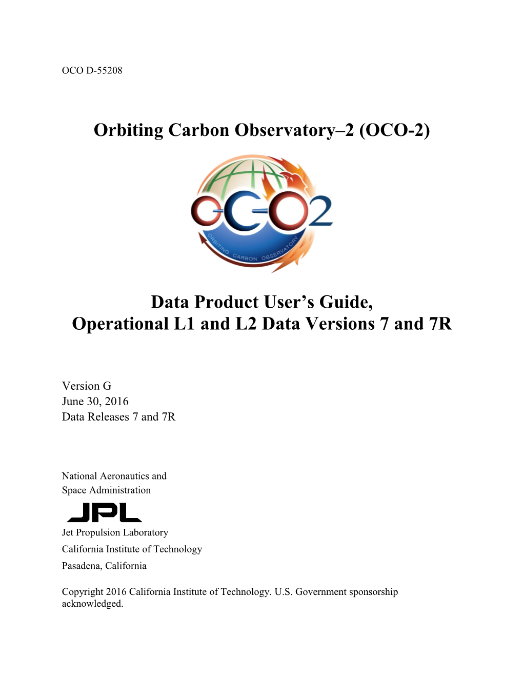 Orbiting Carbon Observatory 2 (OCO-2)