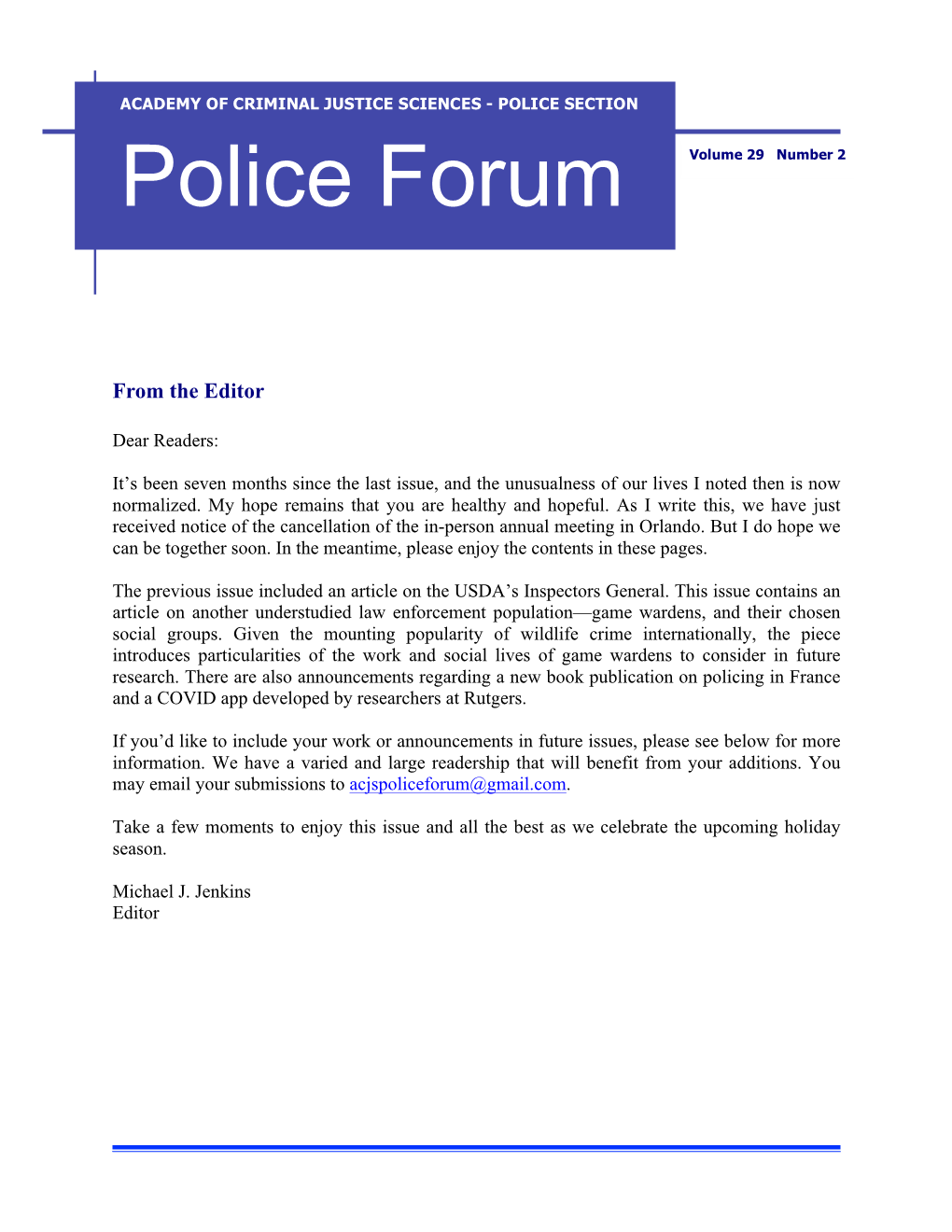 Police Forum