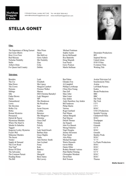 Stella Gonet