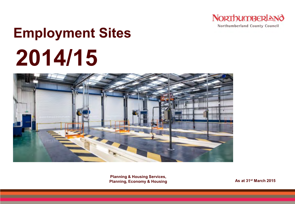 Employment Sites 2014/15
