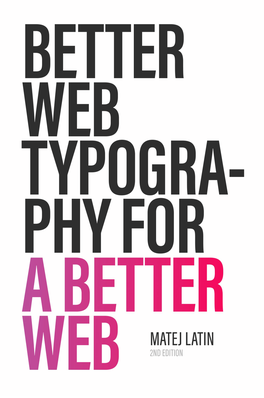 Sample of the Better Web Type Book