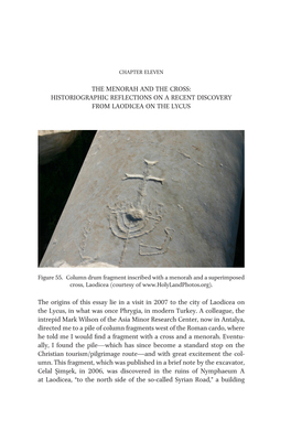 The Menorah and the Cross: Historiographic Reflections on a Recent Discovery from Laodicea on the Lycus