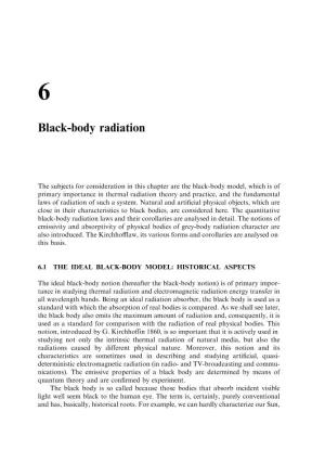 6 Black-Body Radiation [Ch