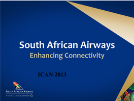 South African Airways Enhancing Connectivity