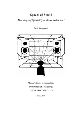 Spaces of Sound Meanings of Spatiality in Recorded Sound
