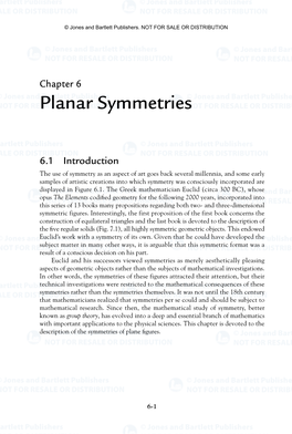 Planar Symmetries