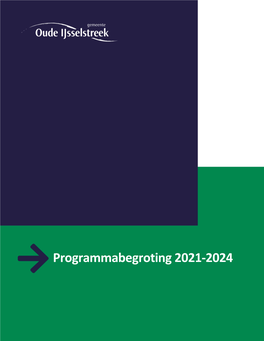 Programmabegroting 2021-2024