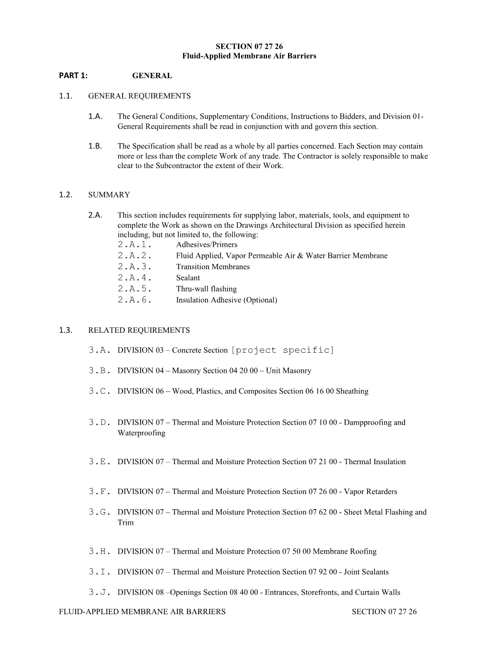 Fluid-Applied Membrane Air Barriers