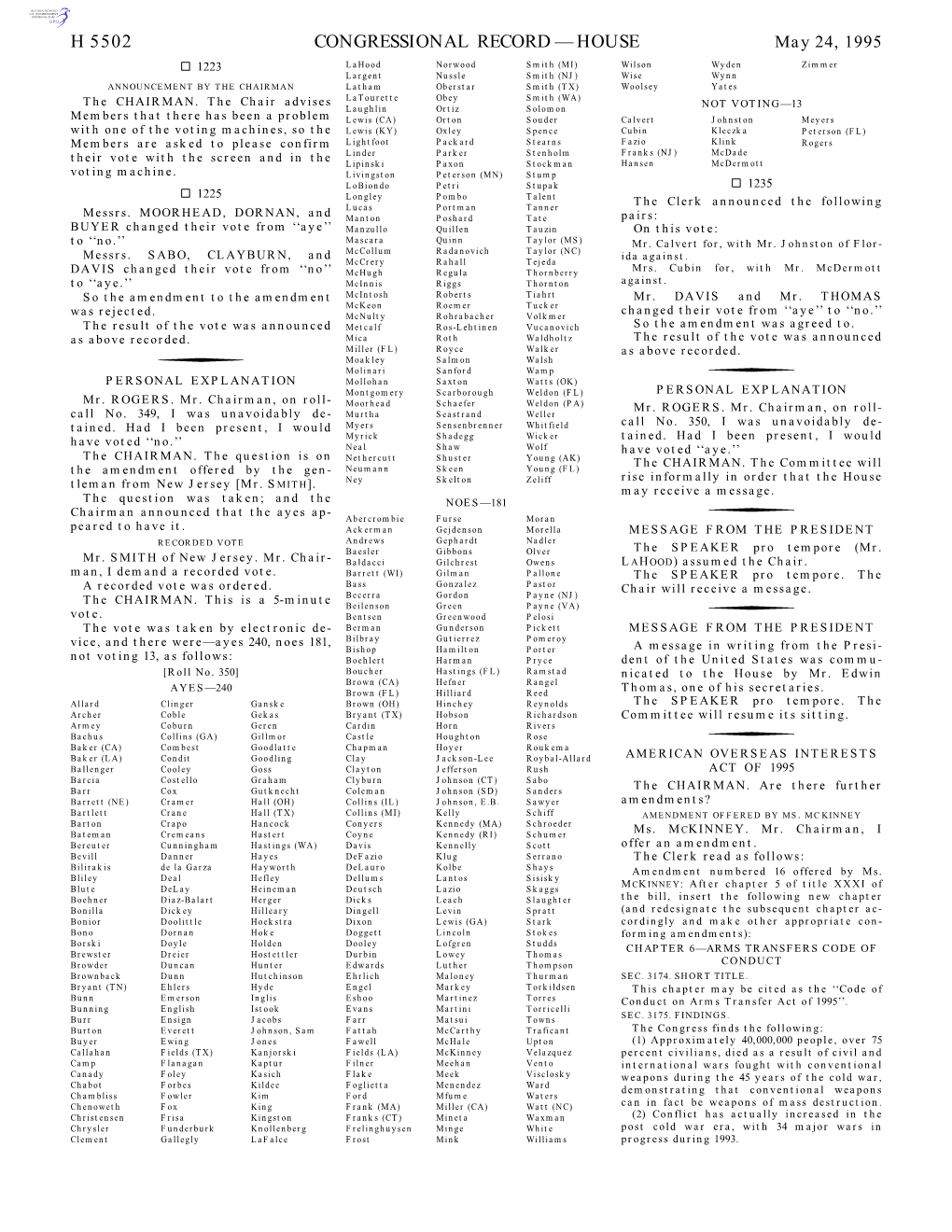 Congressional Record—House H 5502