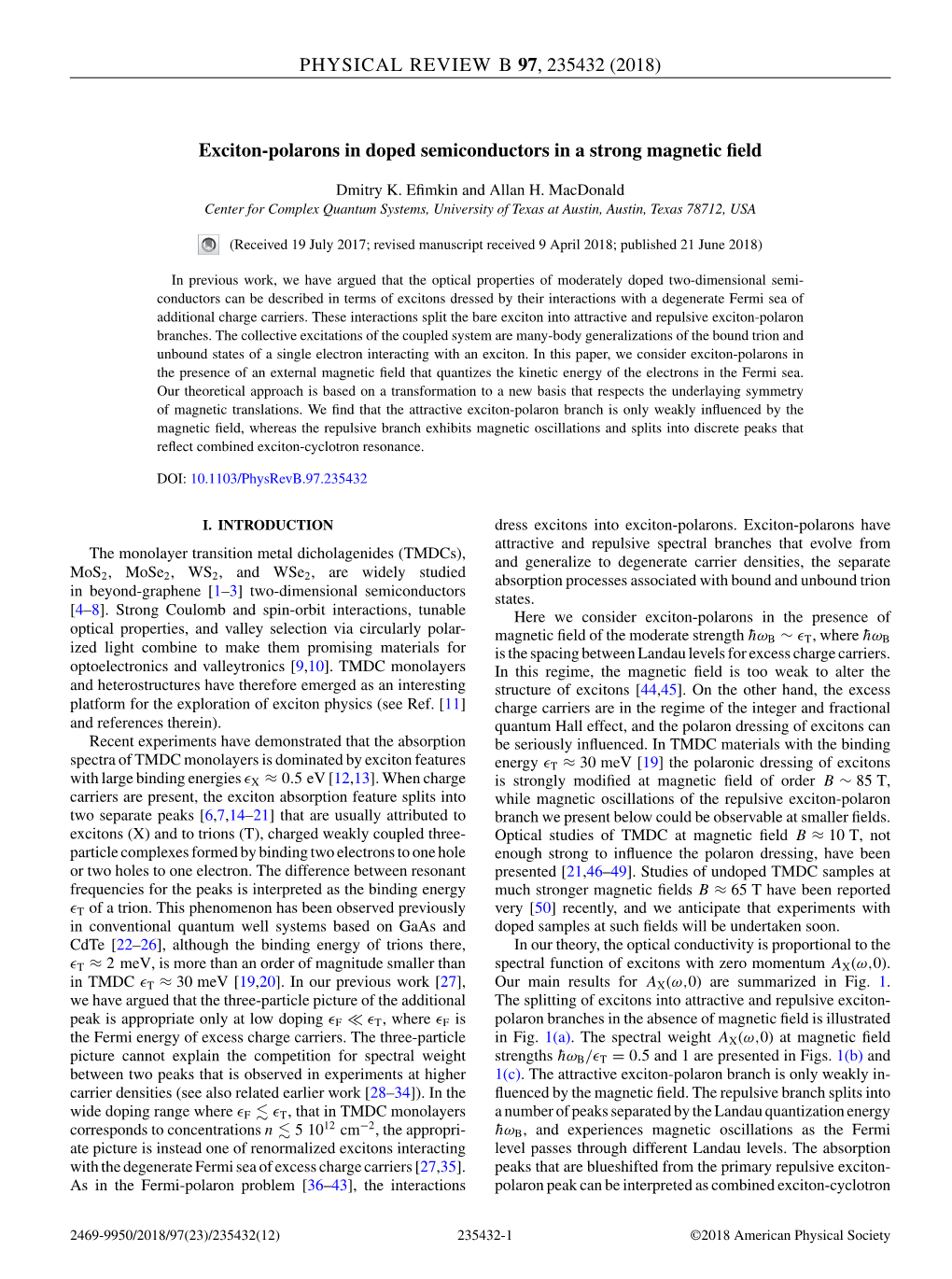 Exciton-Polarons in Doped Semiconductors in a Strong Magnetic Field