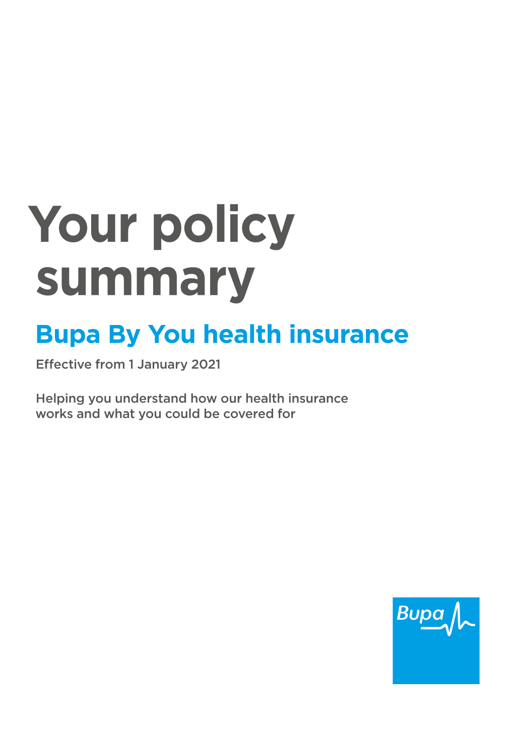 Bupa by You Policy Document (PDF, 0.4MB