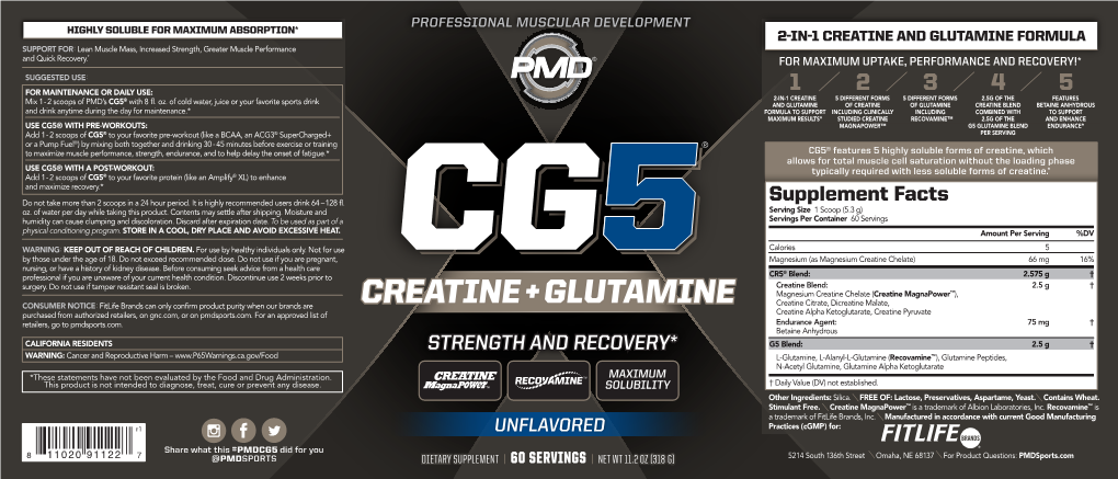 Creatine + Glutamine