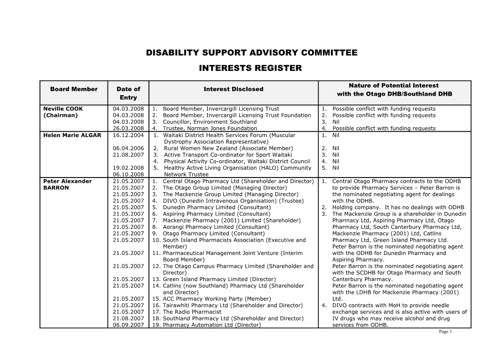 Healthcare Otago Limited