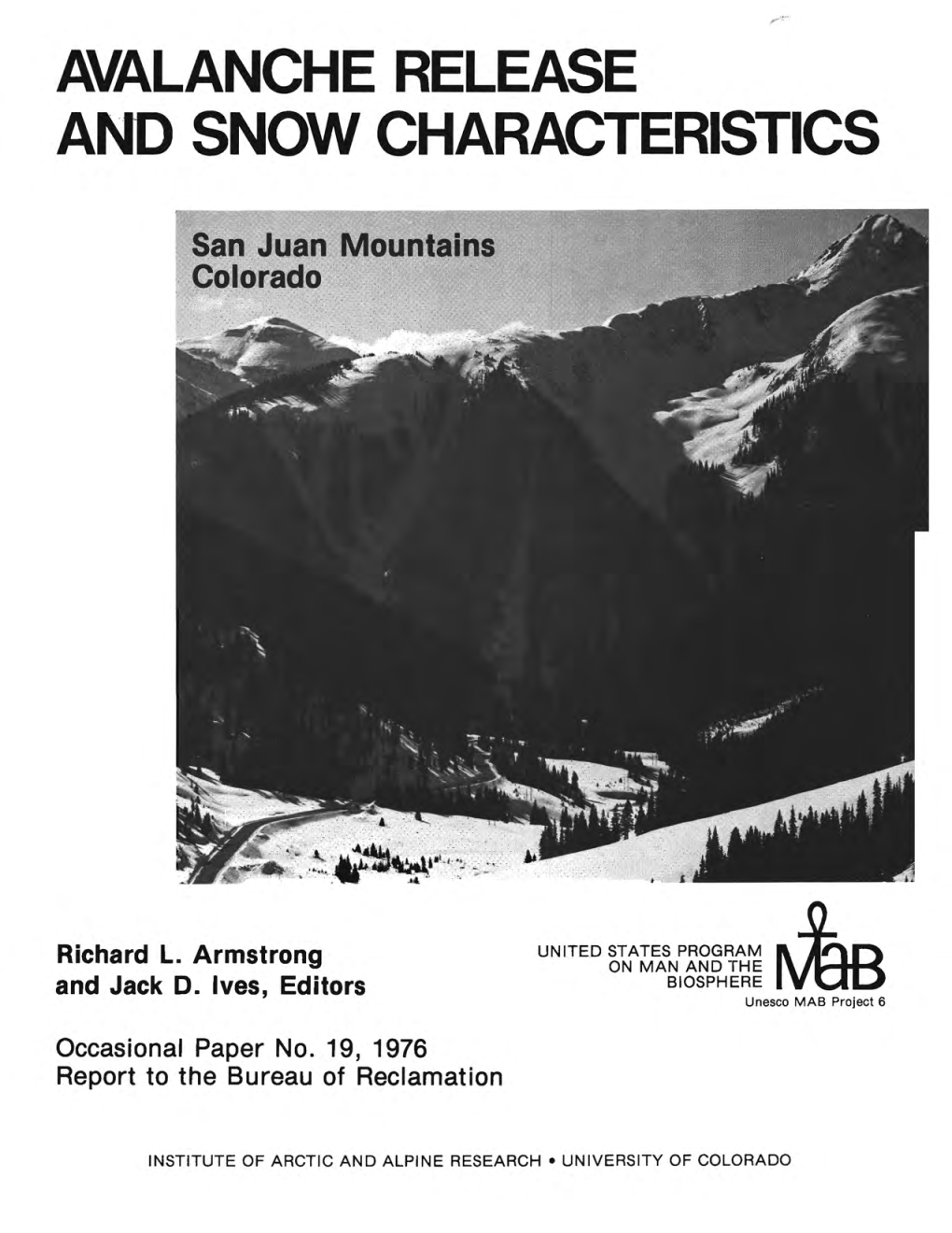 Avalanche Release and Snow Characteristics