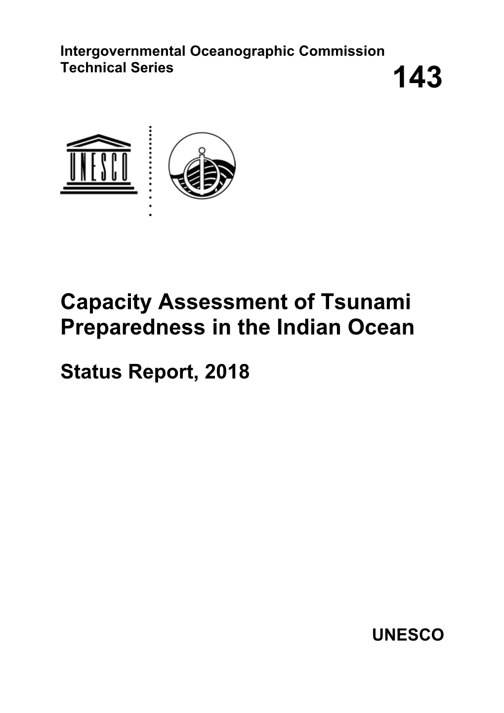 Intergovernmental Oceanographic Commission Technical Series 143