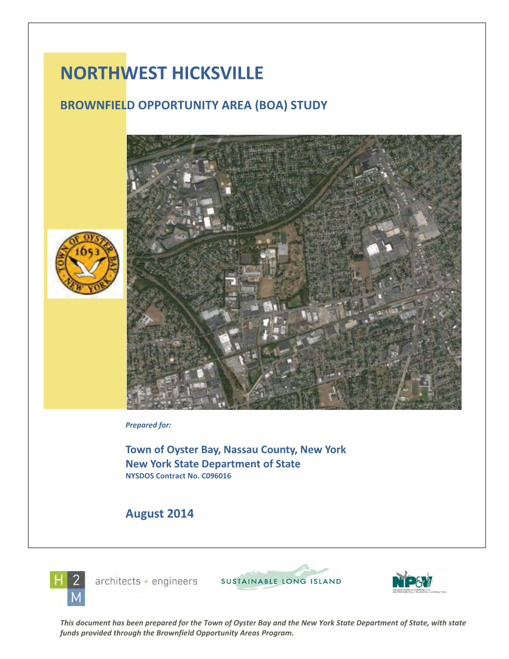 Northwest Hicksville BOA Pre-Nomination Study