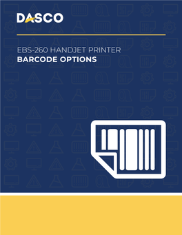 EBS-260 Barcode Options