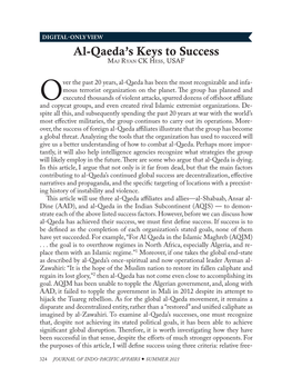 Al-Qaeda's Keys to Success