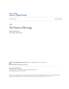 The Nature of Revenge