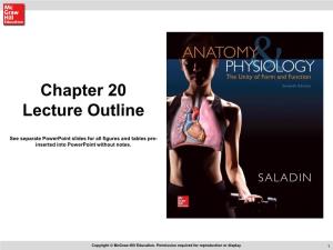 Chapter 20 Lecture Outline