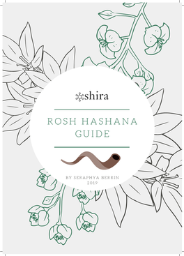 Rosh Hashana Guide