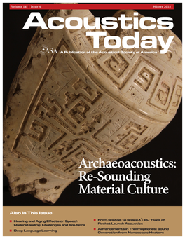 Archaeoacoustics: Re-Sounding Material Culture
