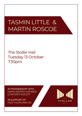 Tasmin Little & Martin Roscoe